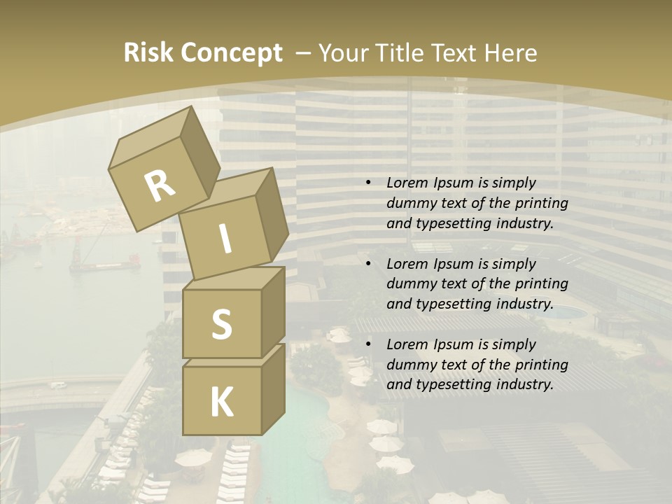 Pool District Town PowerPoint Template