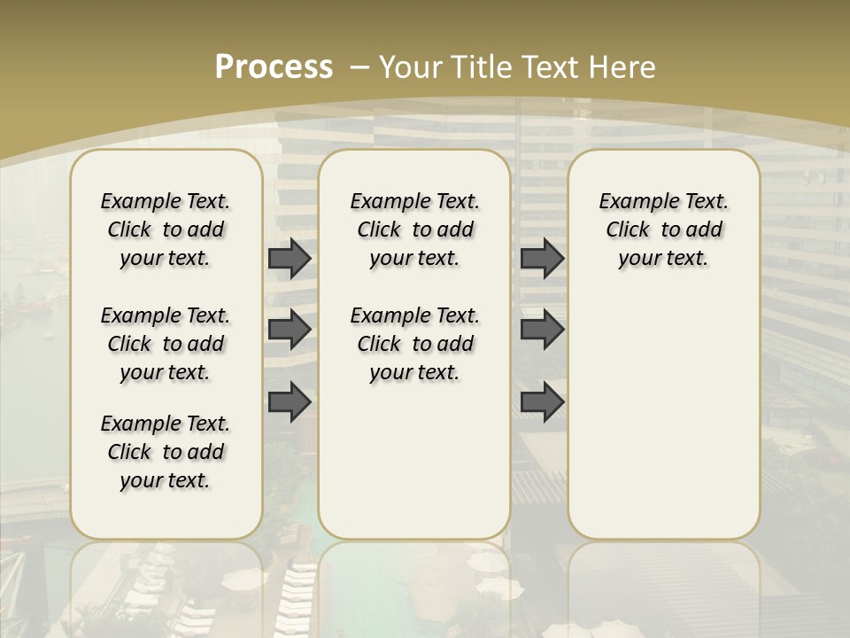 Pool District Town PowerPoint Template