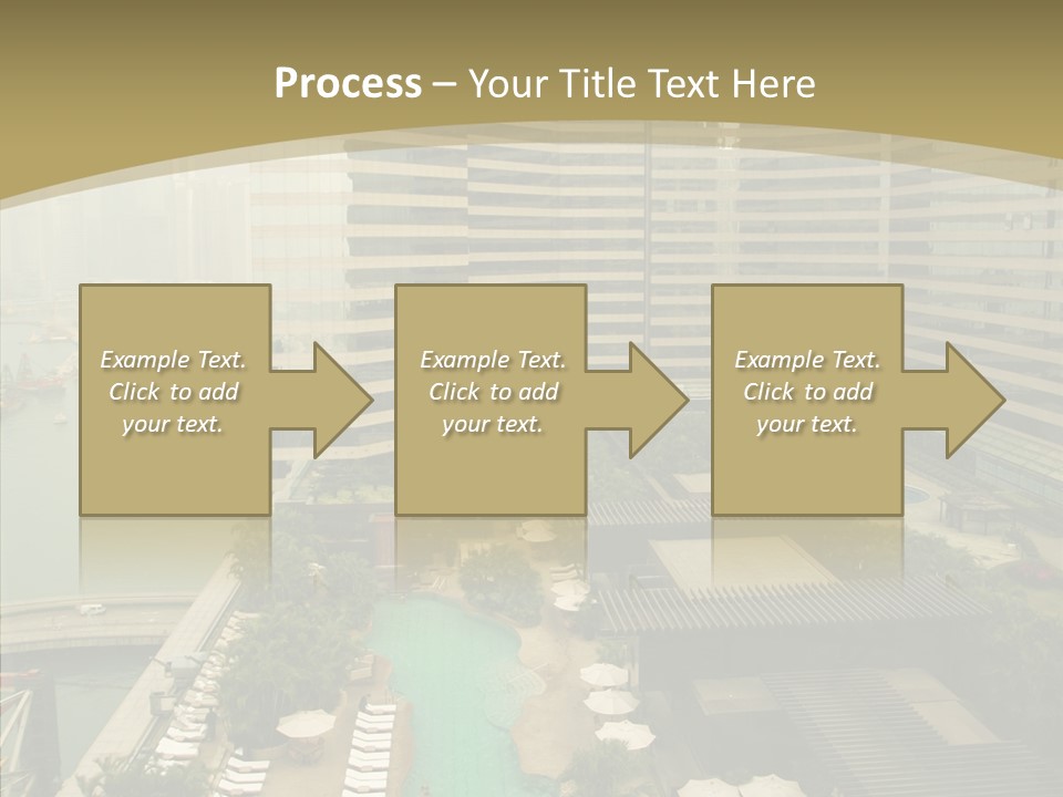 Pool District Town PowerPoint Template