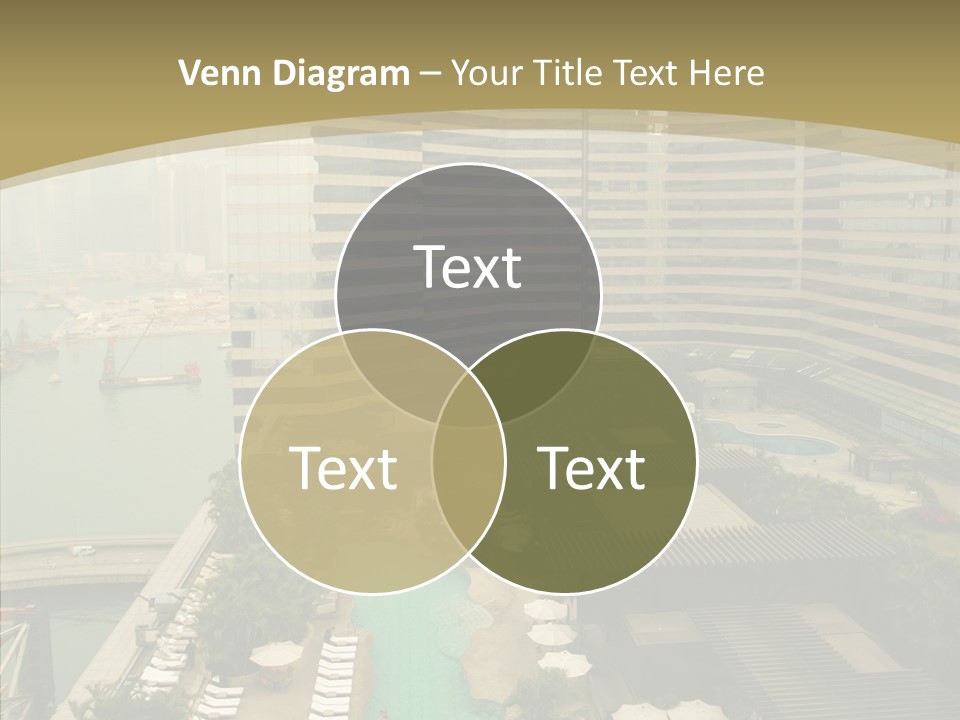 Pool District Town PowerPoint Template