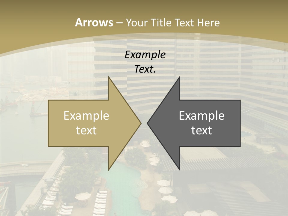 Pool District Town PowerPoint Template