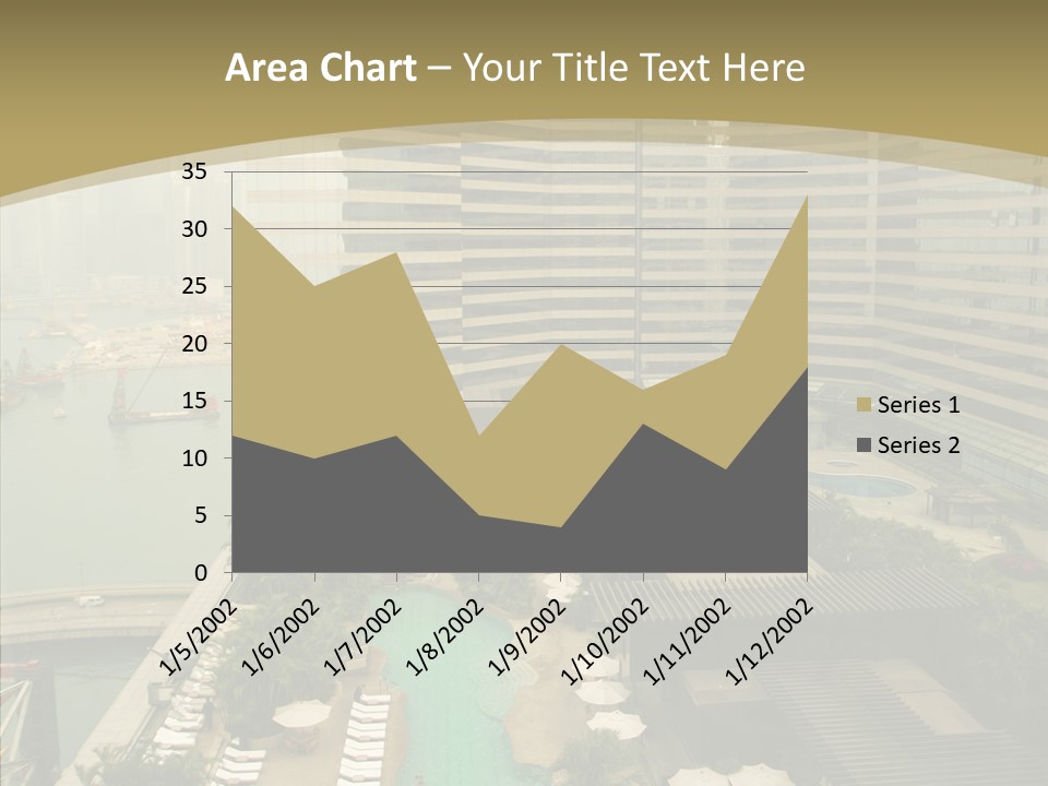 Pool District Town PowerPoint Template