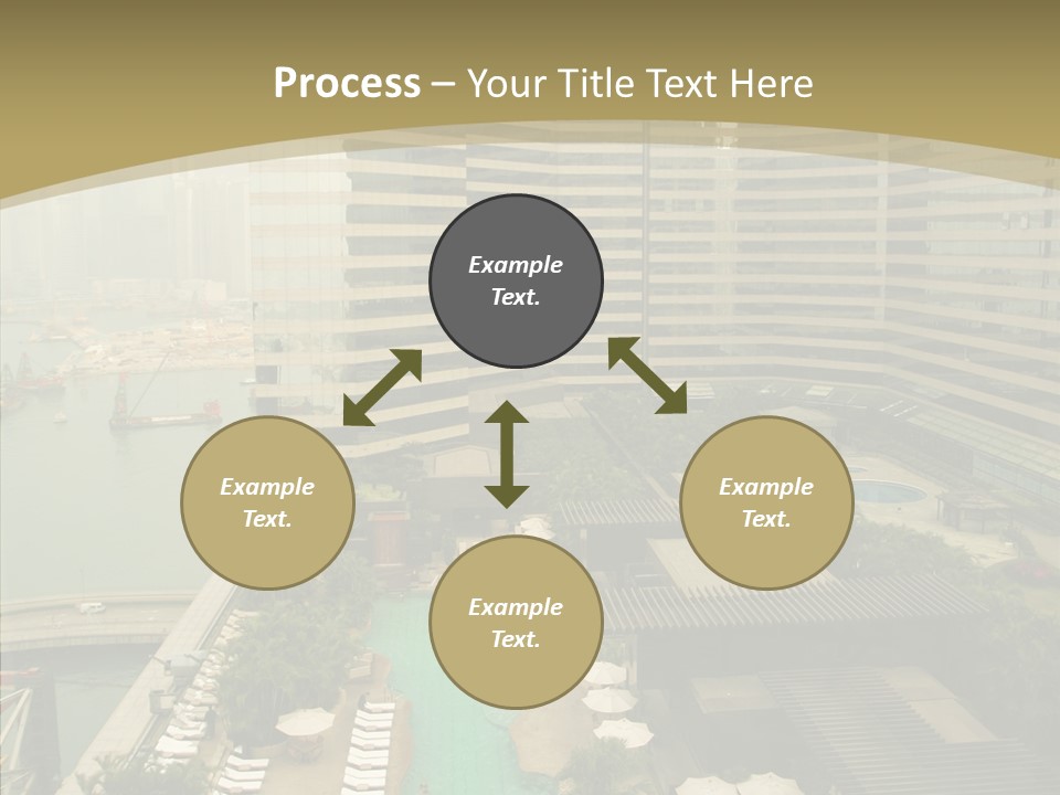Pool District Town PowerPoint Template