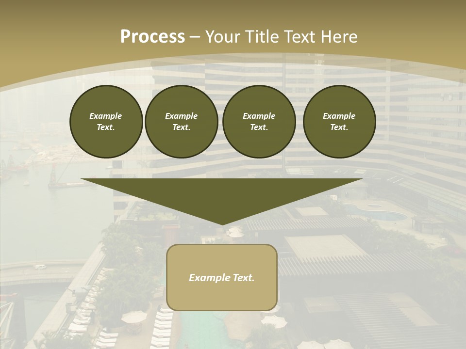 Pool District Town PowerPoint Template