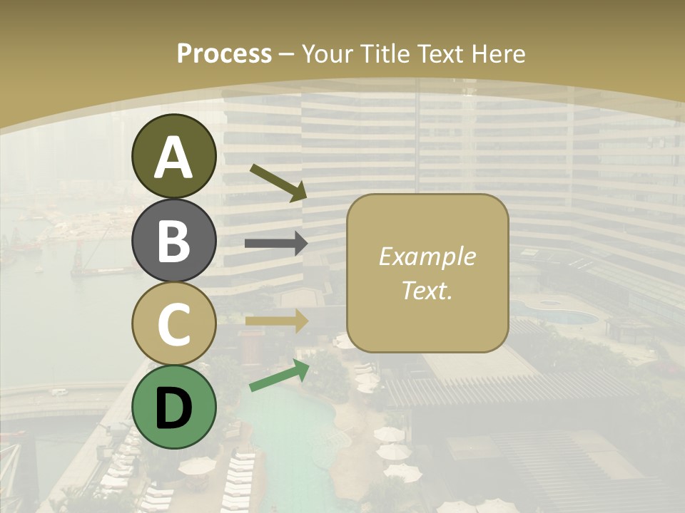 Pool District Town PowerPoint Template