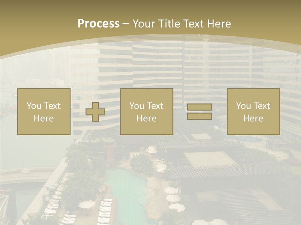 Pool District Town PowerPoint Template