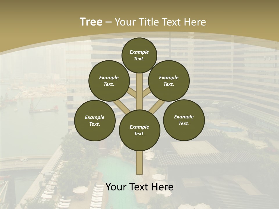 Pool District Town PowerPoint Template