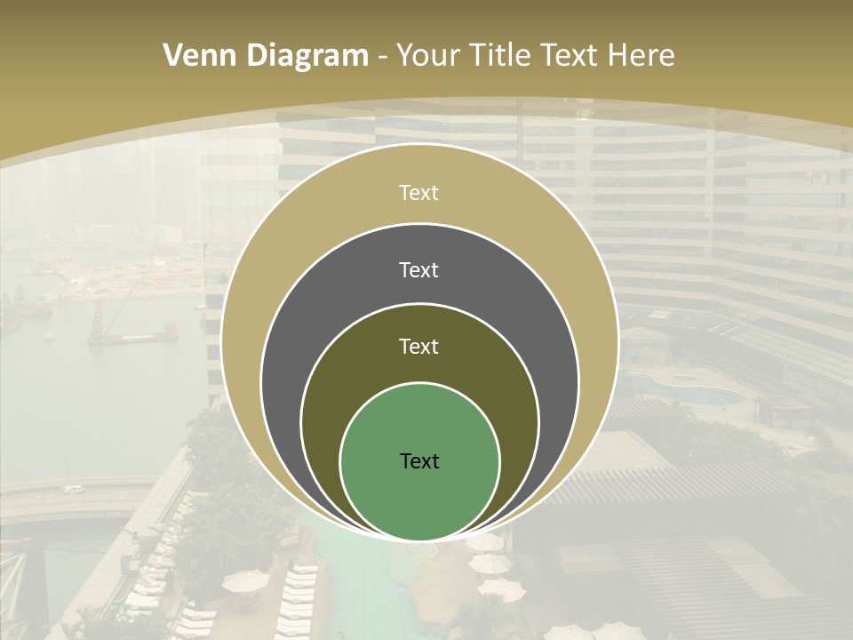 Pool District Town PowerPoint Template
