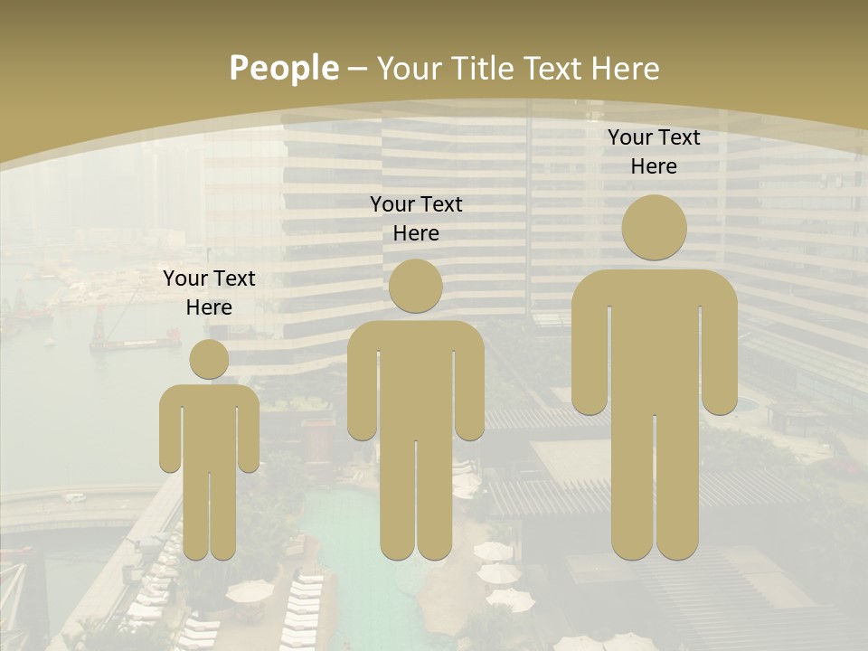 Pool District Town PowerPoint Template