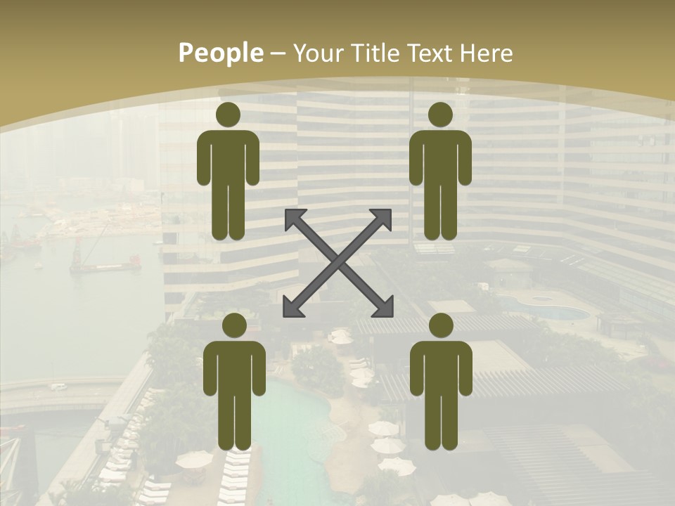 Pool District Town PowerPoint Template