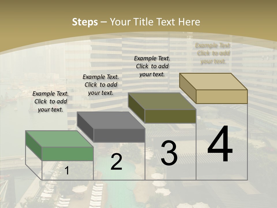 Pool District Town PowerPoint Template