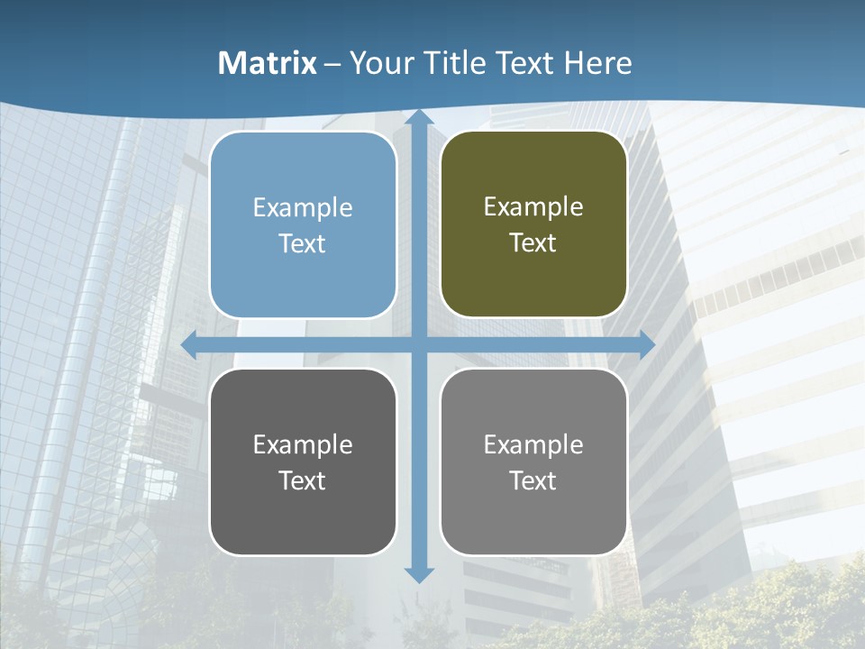 District Megapolis Skyscraper PowerPoint Template
