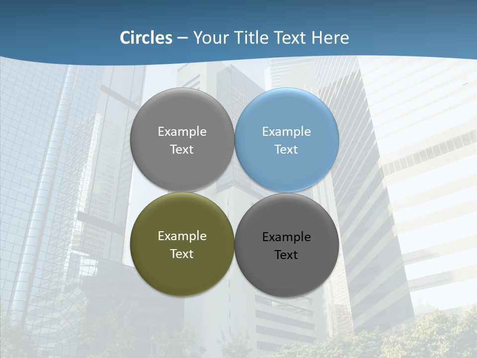 District Megapolis Skyscraper PowerPoint Template