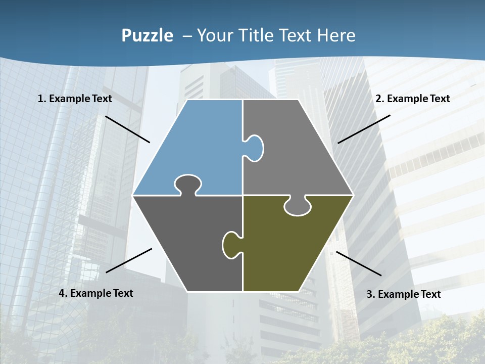 District Megapolis Skyscraper PowerPoint Template