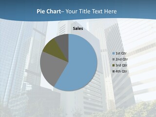 District Megapolis Skyscraper PowerPoint Template