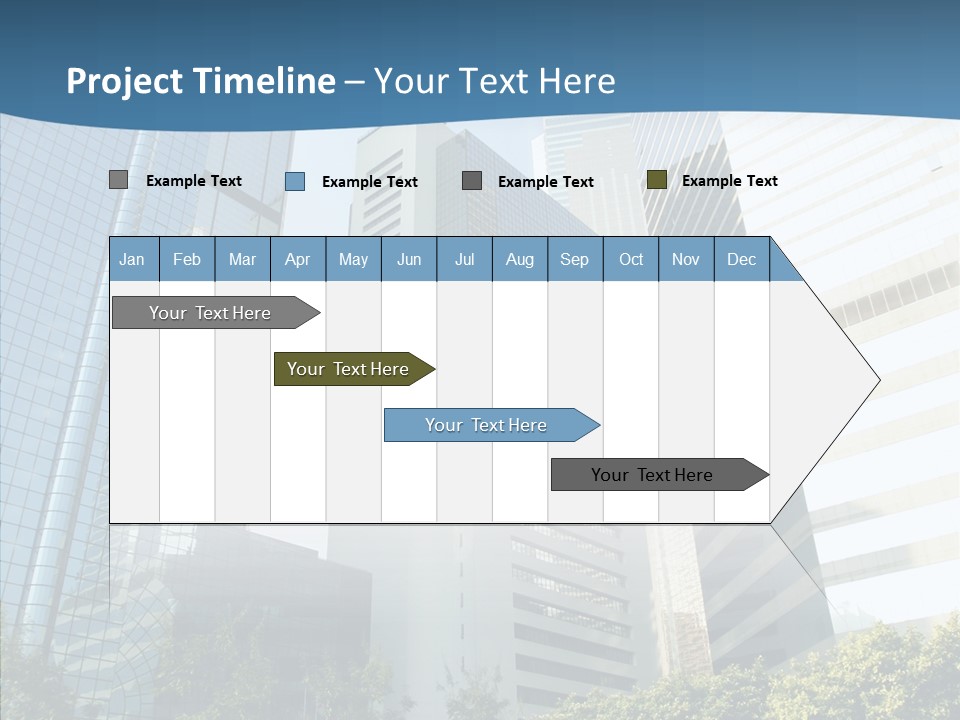 District Megapolis Skyscraper PowerPoint Template