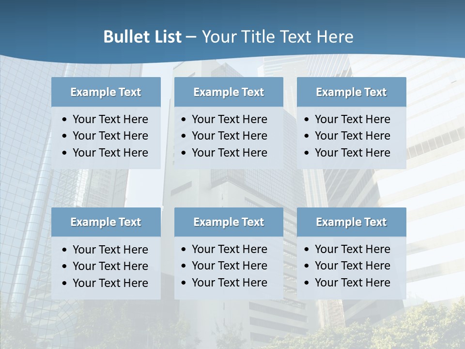 District Megapolis Skyscraper PowerPoint Template