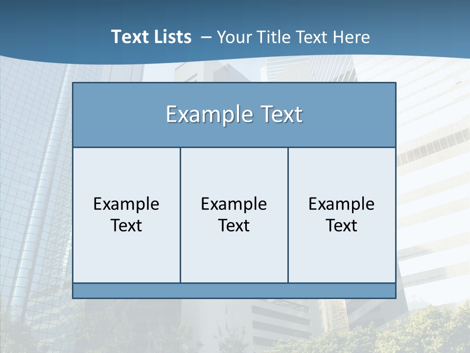 District Megapolis Skyscraper PowerPoint Template