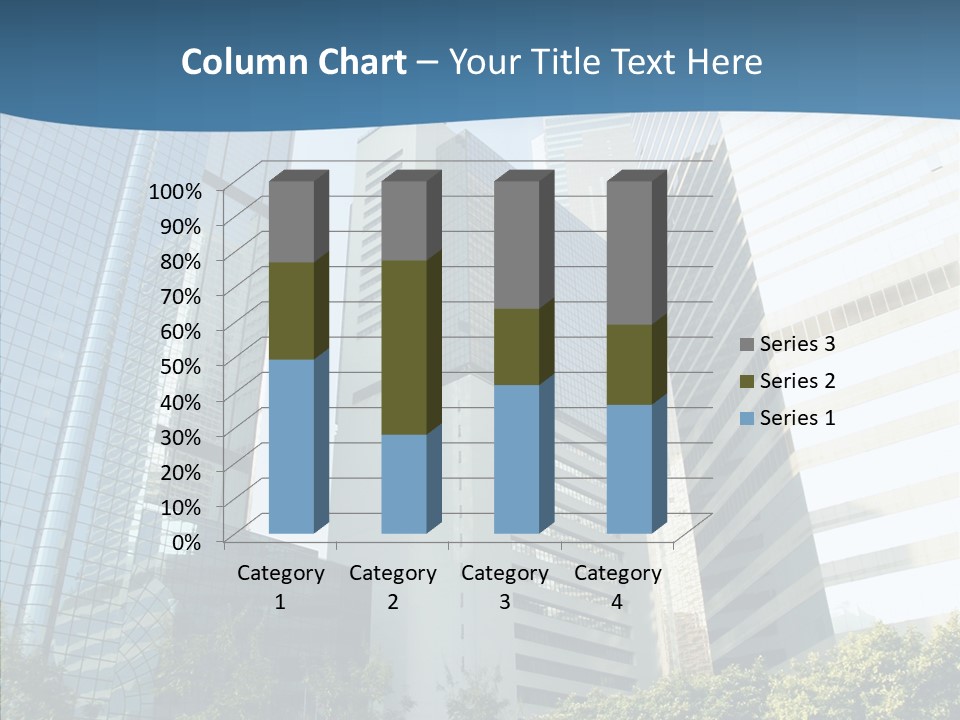 District Megapolis Skyscraper PowerPoint Template
