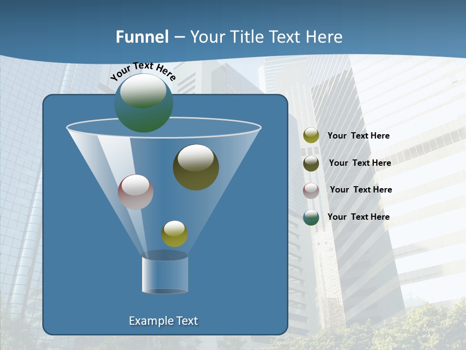 District Megapolis Skyscraper PowerPoint Template