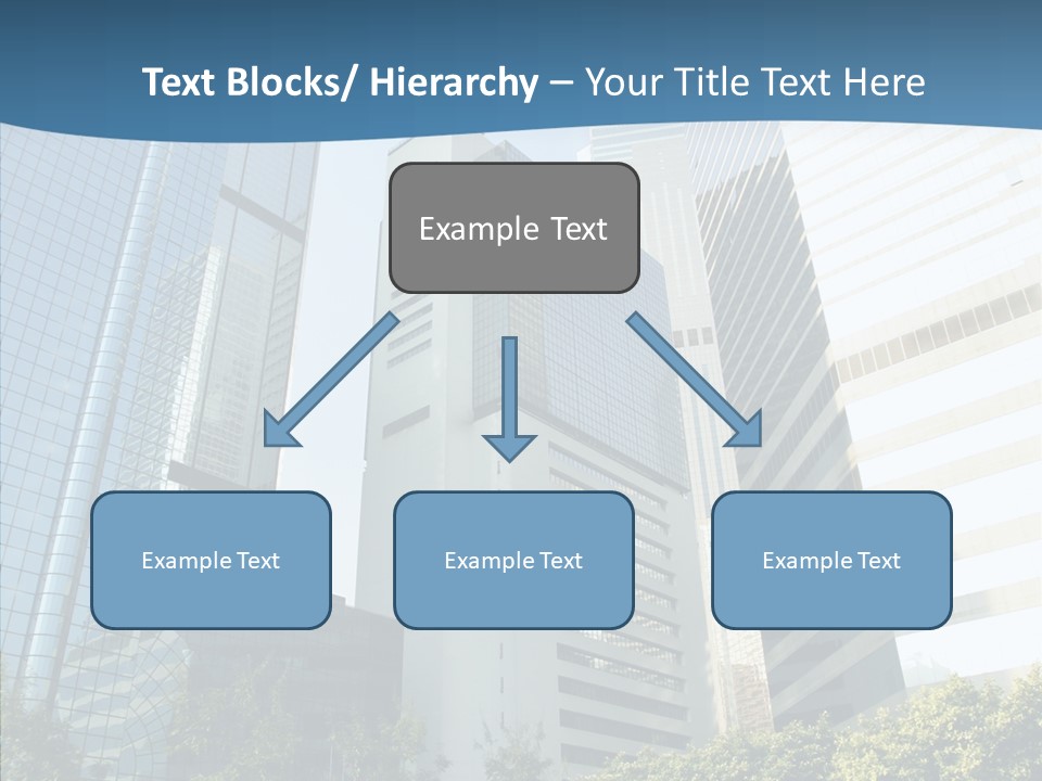 District Megapolis Skyscraper PowerPoint Template
