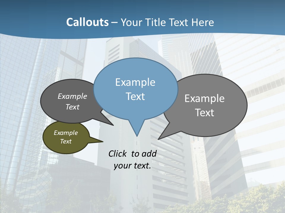District Megapolis Skyscraper PowerPoint Template