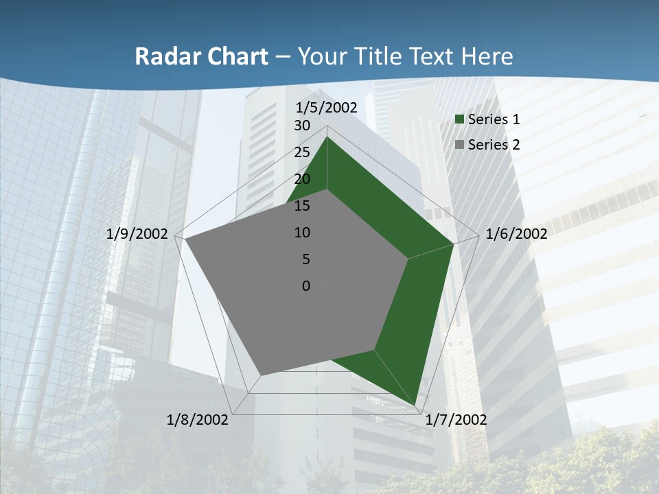 District Megapolis Skyscraper PowerPoint Template