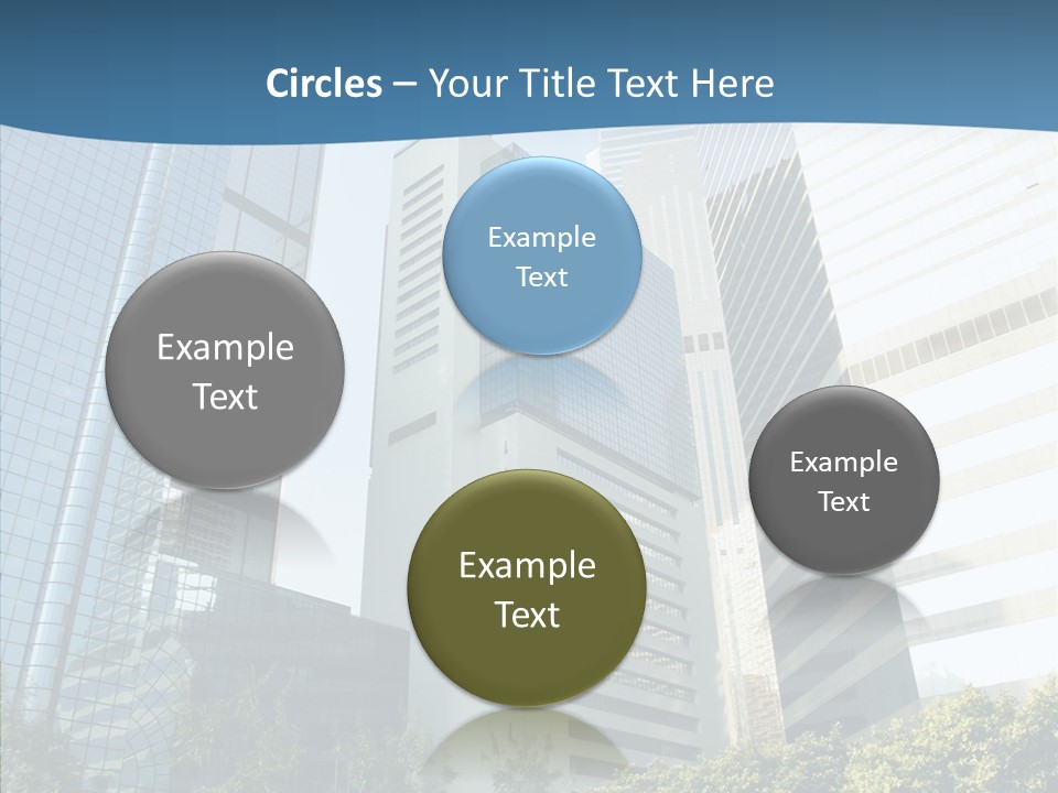 District Megapolis Skyscraper PowerPoint Template