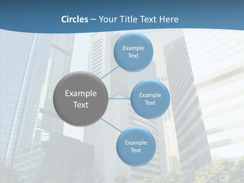 District Megapolis Skyscraper PowerPoint Template