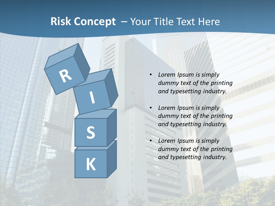 District Megapolis Skyscraper PowerPoint Template