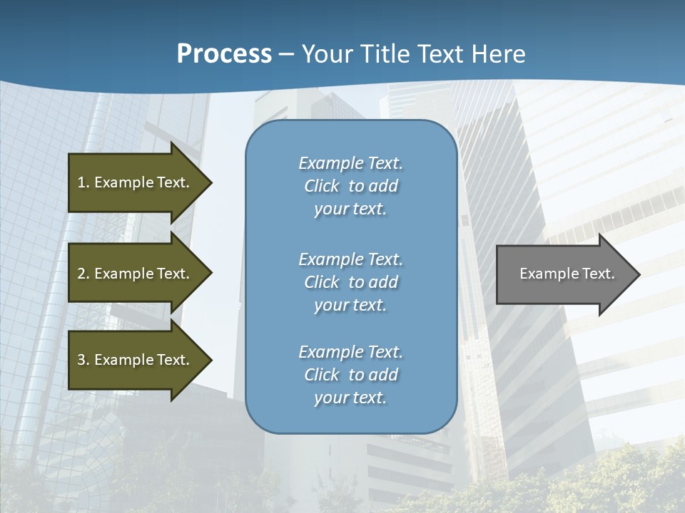 District Megapolis Skyscraper PowerPoint Template