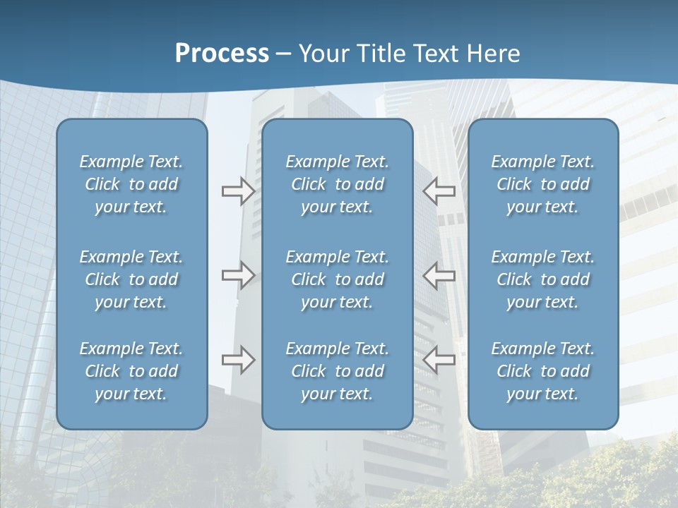 District Megapolis Skyscraper PowerPoint Template