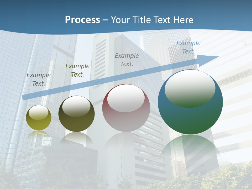 District Megapolis Skyscraper PowerPoint Template