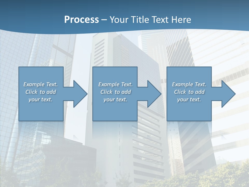 District Megapolis Skyscraper PowerPoint Template