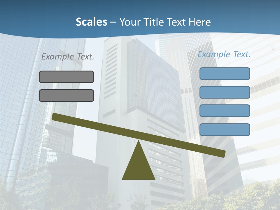 District Megapolis Skyscraper PowerPoint Template
