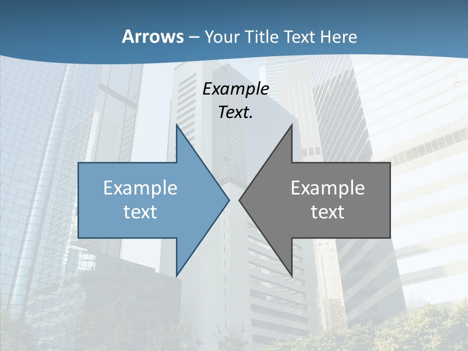 District Megapolis Skyscraper PowerPoint Template