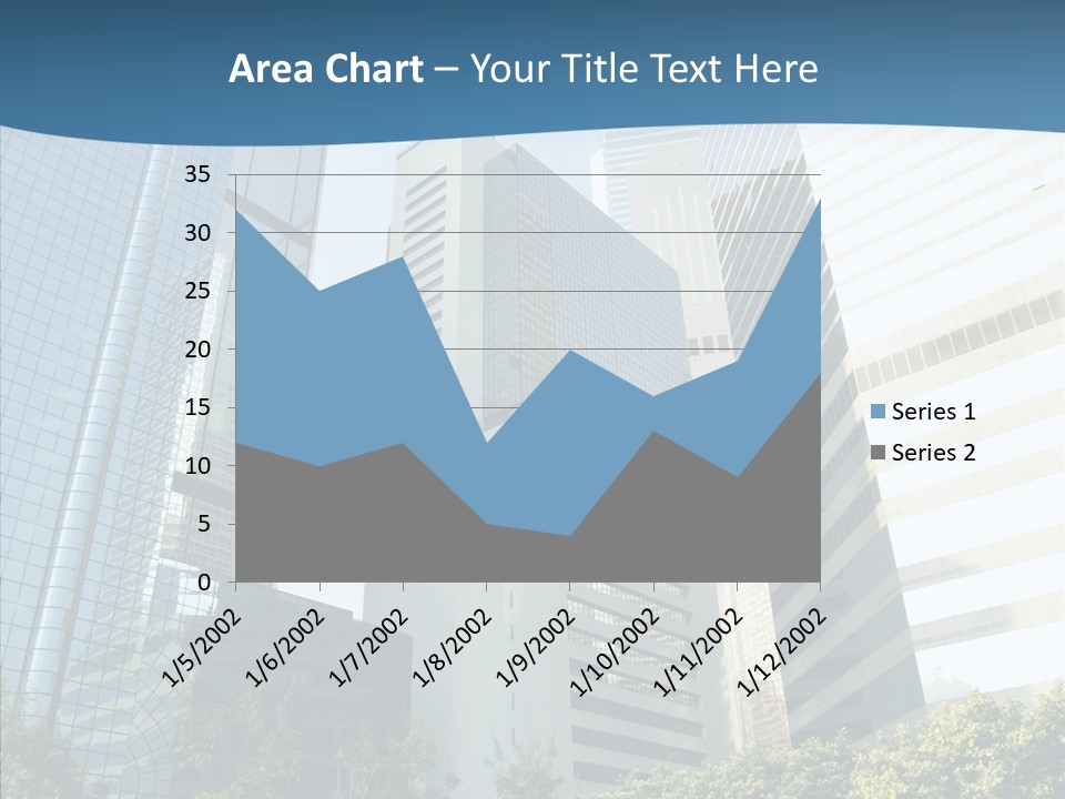 District Megapolis Skyscraper PowerPoint Template