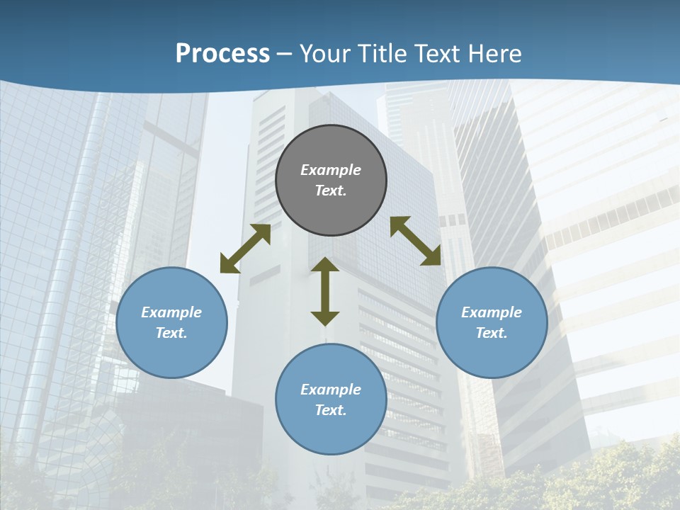 District Megapolis Skyscraper PowerPoint Template