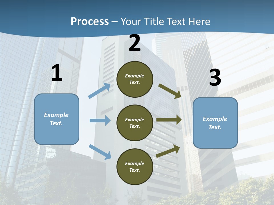 District Megapolis Skyscraper PowerPoint Template