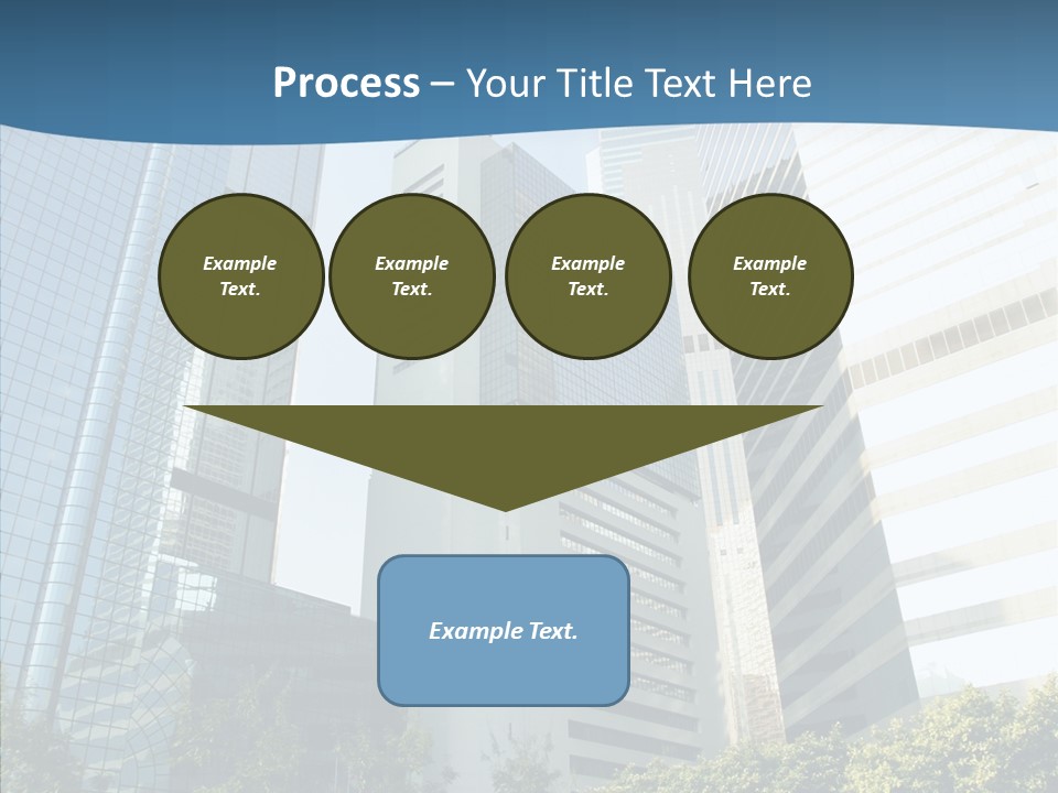 District Megapolis Skyscraper PowerPoint Template