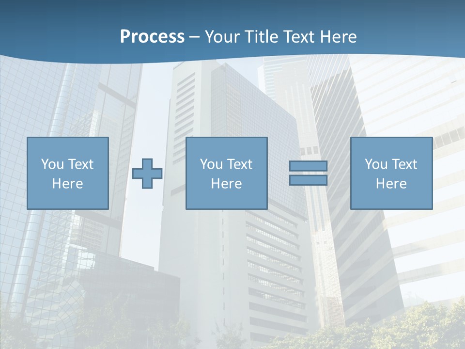 District Megapolis Skyscraper PowerPoint Template