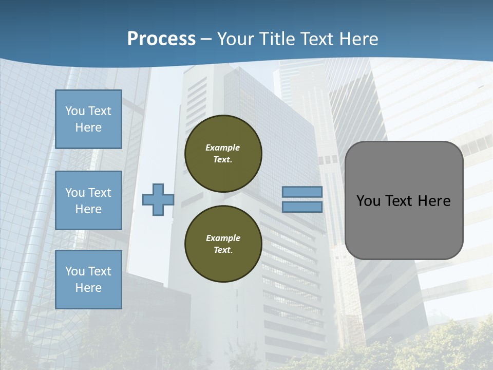 District Megapolis Skyscraper PowerPoint Template