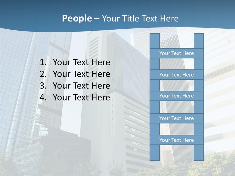 District Megapolis Skyscraper PowerPoint Template