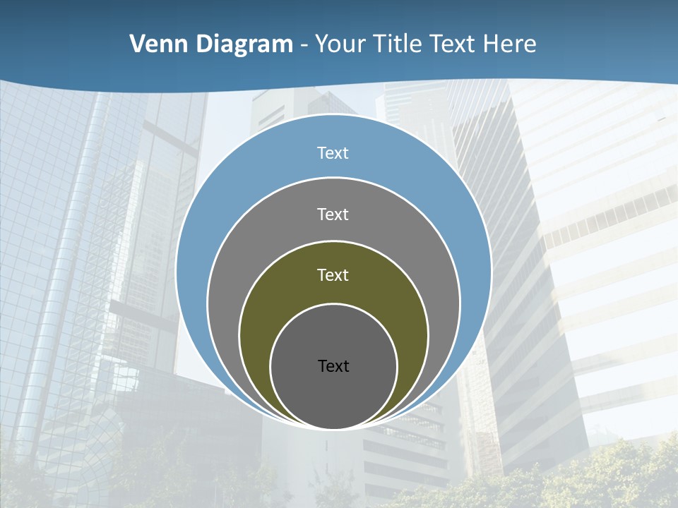 District Megapolis Skyscraper PowerPoint Template