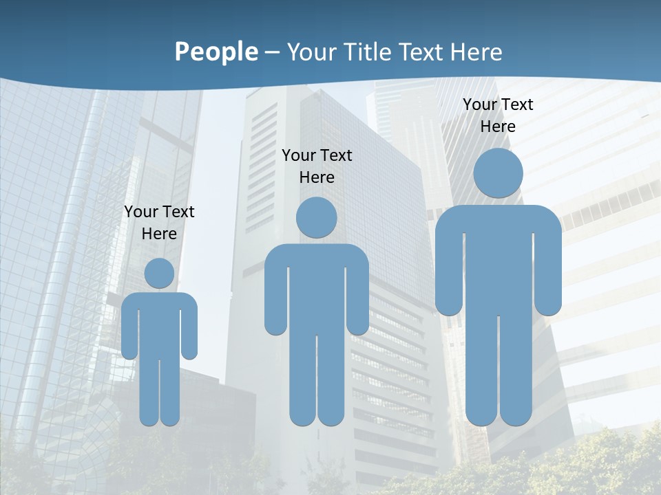District Megapolis Skyscraper PowerPoint Template