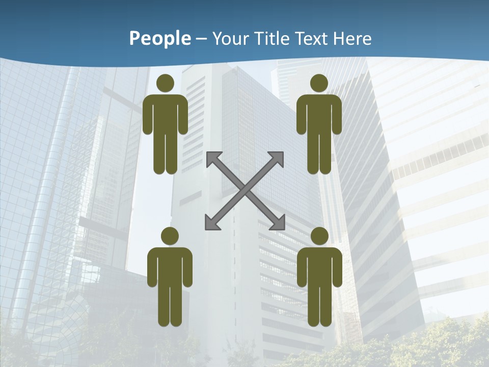 District Megapolis Skyscraper PowerPoint Template