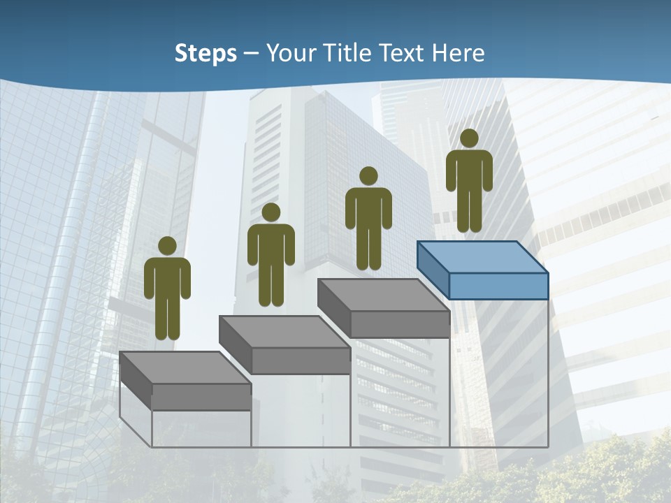 District Megapolis Skyscraper PowerPoint Template