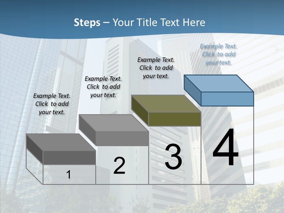 District Megapolis Skyscraper PowerPoint Template
