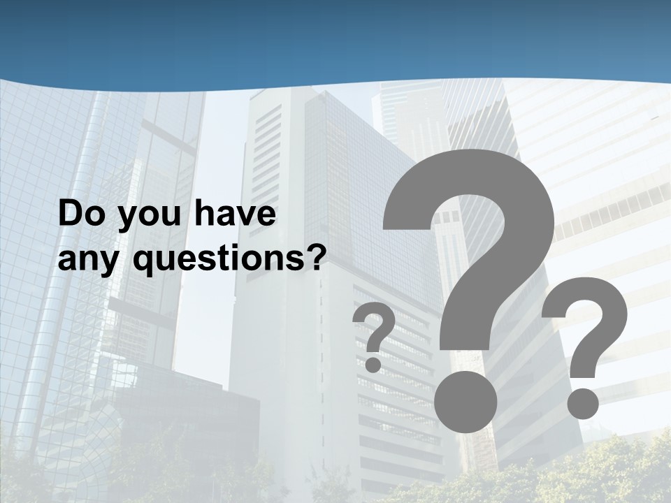 District Megapolis Skyscraper PowerPoint Template