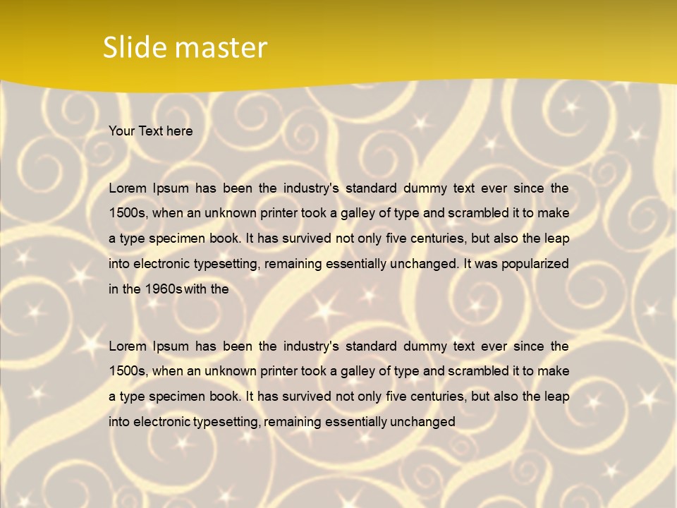 Red Vector Illustration PowerPoint Template